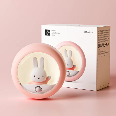 [BTL001-PK] miffy Motion Sensor Night Light (Pink)